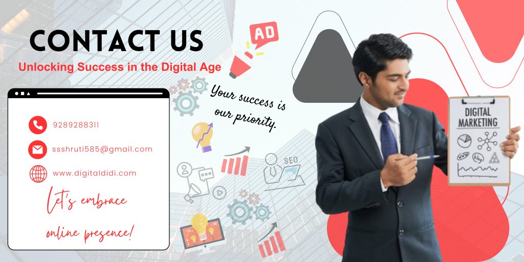 Digital marketing agency contact us.
